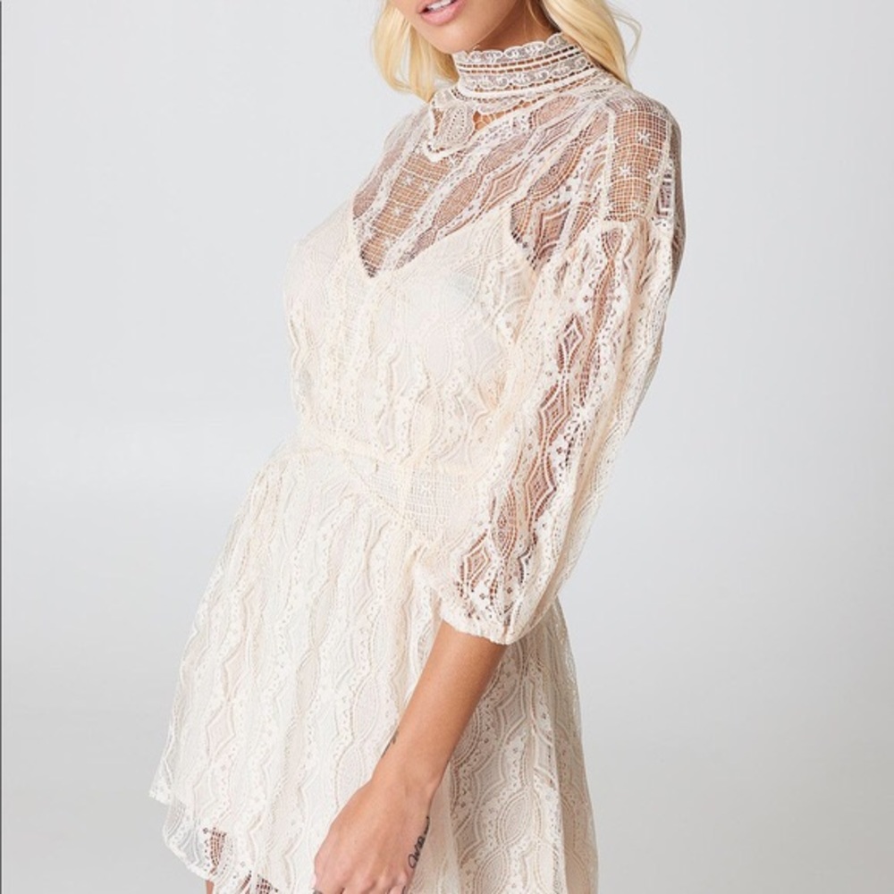 Free People off white dress bittersweet size 0